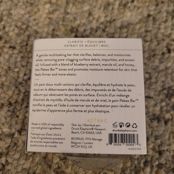 Drunk Elephant Pekee Bar 4oz. New - Picture 3 of 4